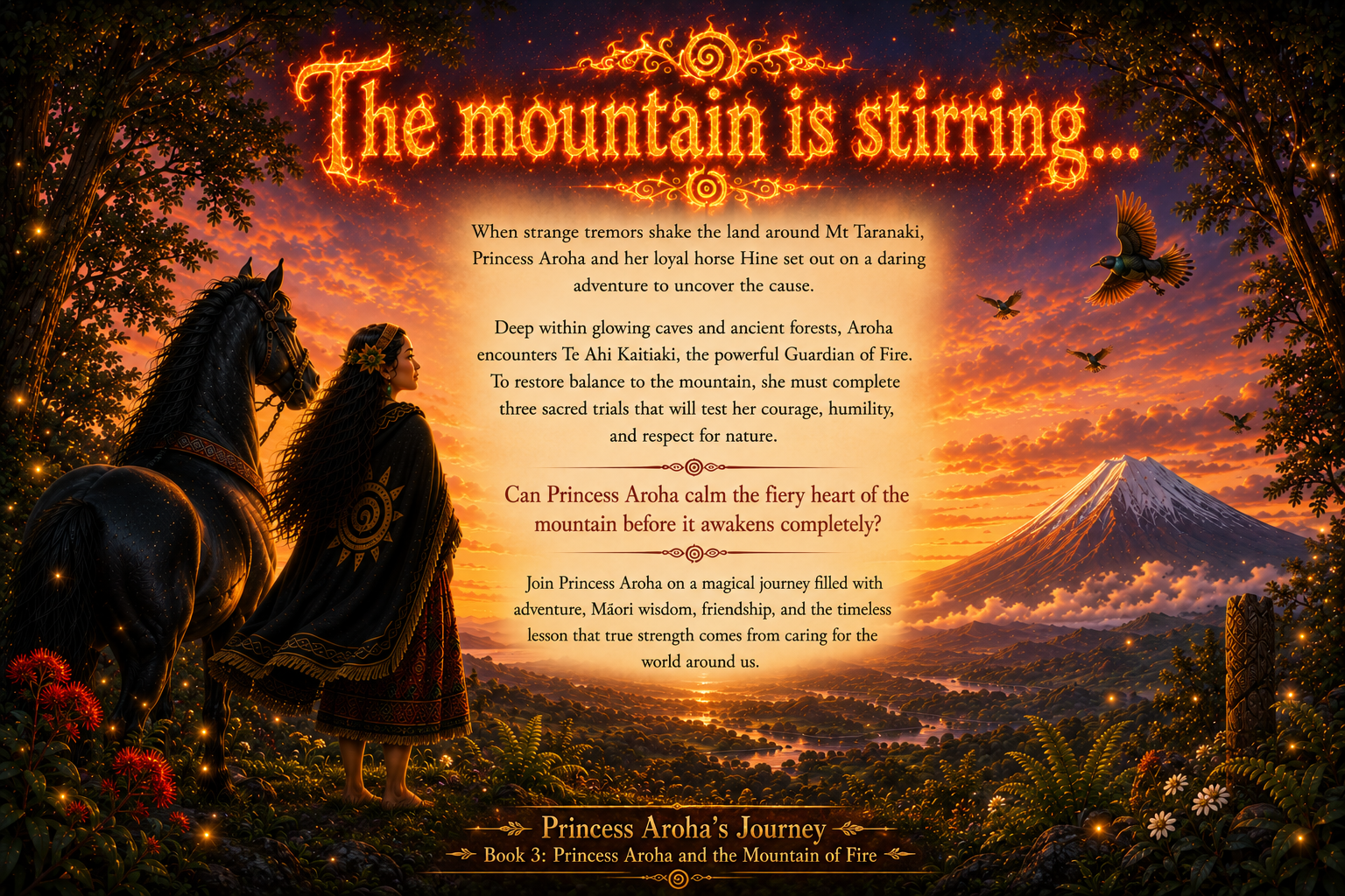 Princess Aroha and the Mountain of Fire