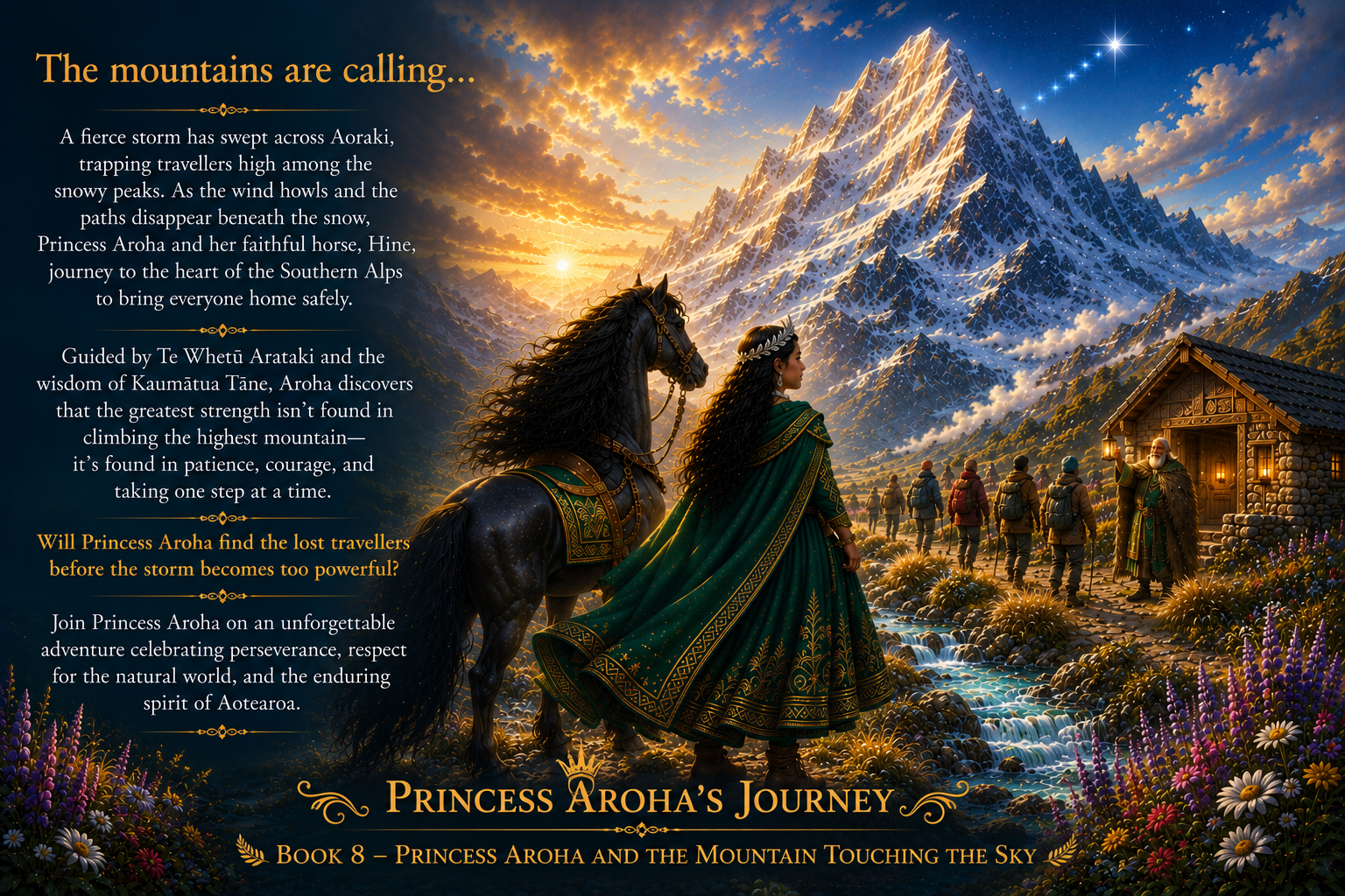 Princess Aroha and the Mountain Touching the Sky