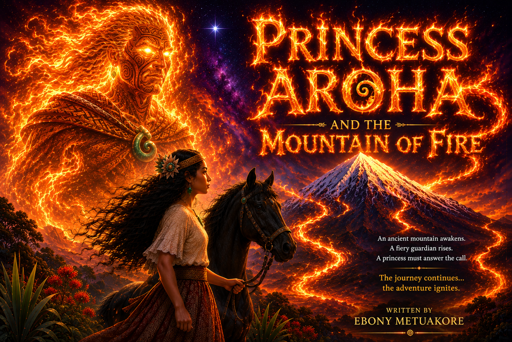 Princess Aroha and the Mountain of Fire